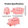 Latex Dog Squeaky Toy Soft Spotted Pig Dog Toy Eco-Friendly Squeaky Pig Dog Toy  Pets Playing