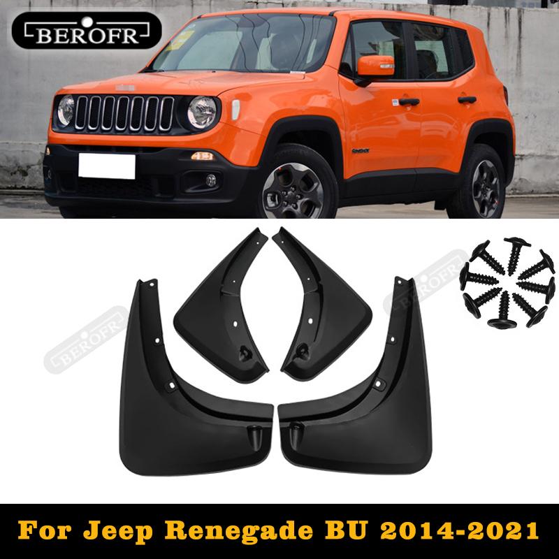 

4 шт./компл. автомобильные брызговики брызговики крыло для Jeep Renegade BU 2014-2015