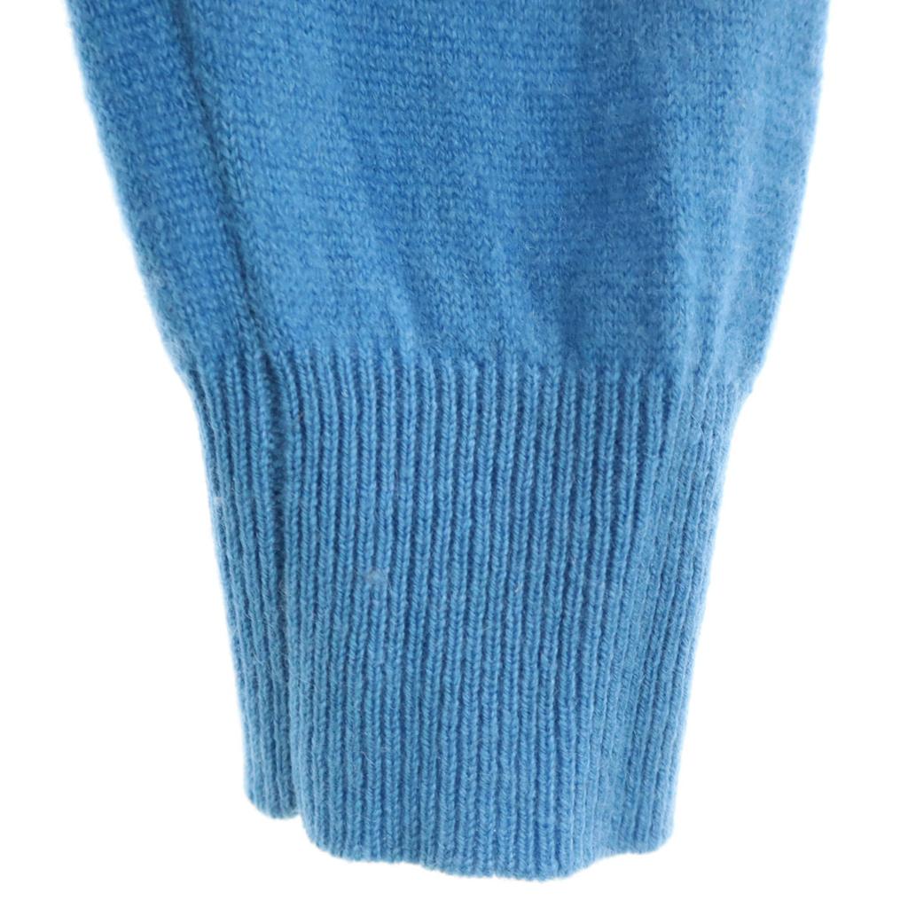 FRAY I.D Cashmere 100% Long sleeve V neck sweater F light blue knit Women Used