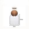 Four Size Sealed Jar Glass Cork Stopper Coffee Beans Dried Fruit Storage Box Kitchen Food Multigrain Storage Jar Cork Tea Jar LI