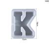 Resin Molds Resin Casting Alphabet Mold - 26 Large Letters Pendulum Crystal Molds, Sturdy Letter & Number Silicone Mold for Epoxy Resin Crafts
