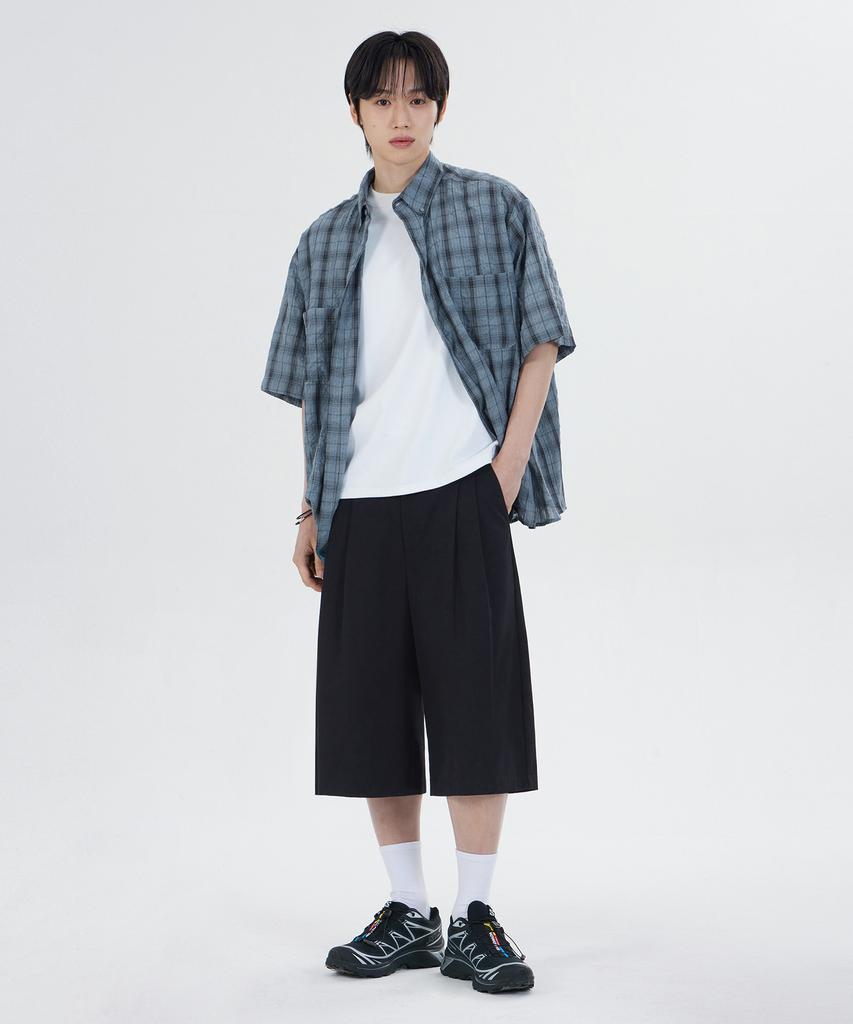 GLW Cotton Bermuda Pants Black
