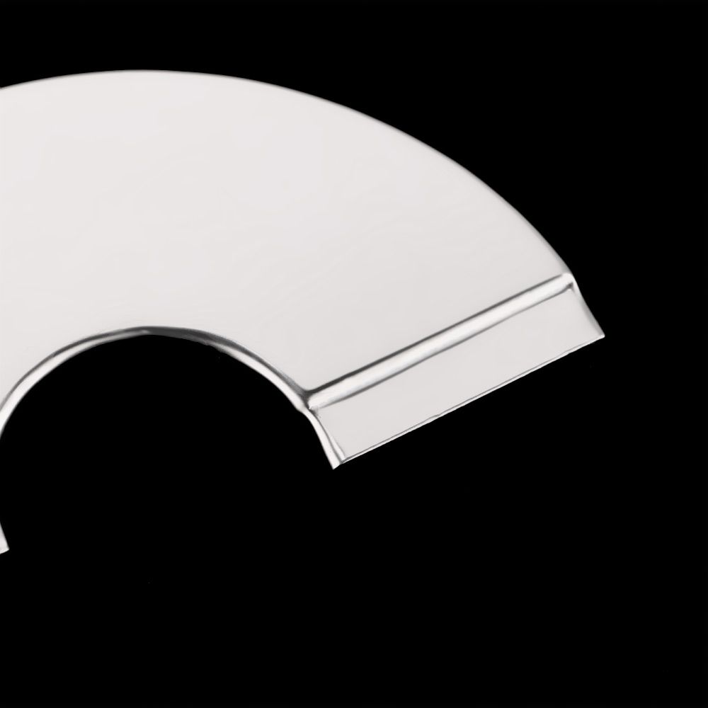 Nuova Copertura Flangia Acciaio Inossidabile Cromato Decorazione Rubinetto Copertura Decorativa Rubinetto Accessori Rubinetto Coperture Muro Tubi