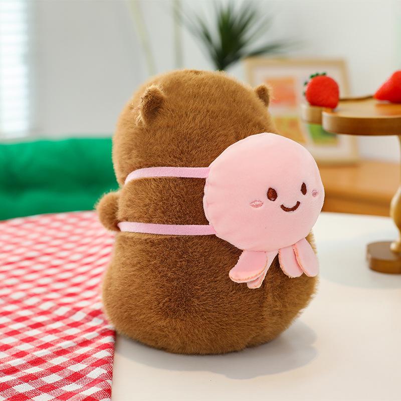 Plush Kapibara Cute Doll Cute Little Capybara Children Gift Grab Machine Doll