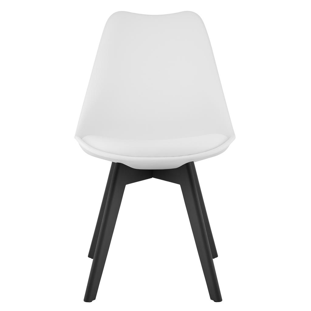 MARK Chair - White / Black Legs X 1