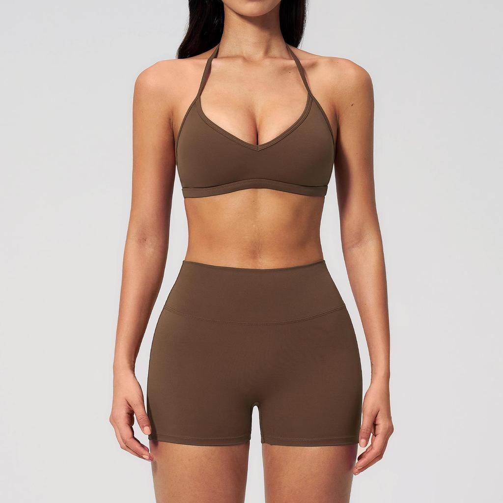 Women's Quick-Dry Strappy Yoga Suit - Breathable, Casual Fitness Sports Set