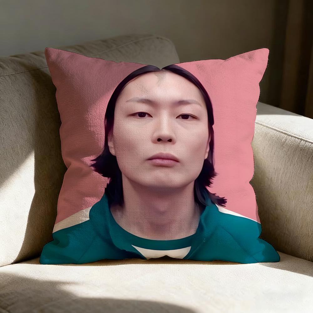 Roh J-Jae-Won Actor Pillow Case Linen Pillow Covers Cover For Couch Living Room Bench Patio Floor Linen Home Decor