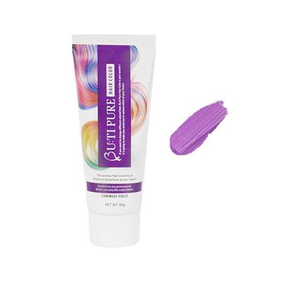 Beauty Pure Trattamento Colorante per Capelli Monouso Tinta Fai da Te Tinta Quotidiana 60g, 1 pz, Viola, Viola