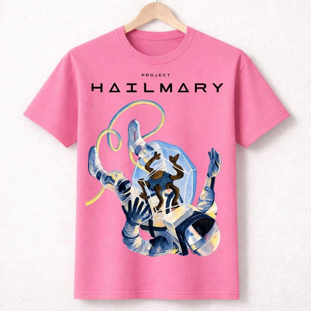 Project Hail Mary Ryland Grace Rocky Unisex Tshirt 2026 Summer Unisex Women Y2K Tshirt Hip Hop Cotton Oversized Tshirt Y2K