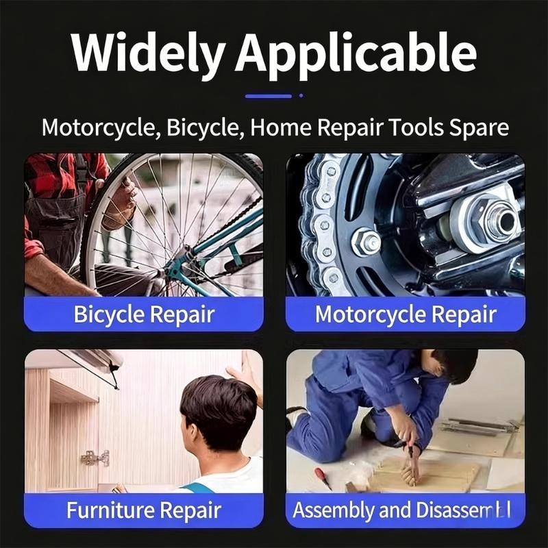 Innovative Multifunctional Sockets Wrenches Set Solid And Portable Ten Size For Bicycles Enthusiasts And DIY Projects