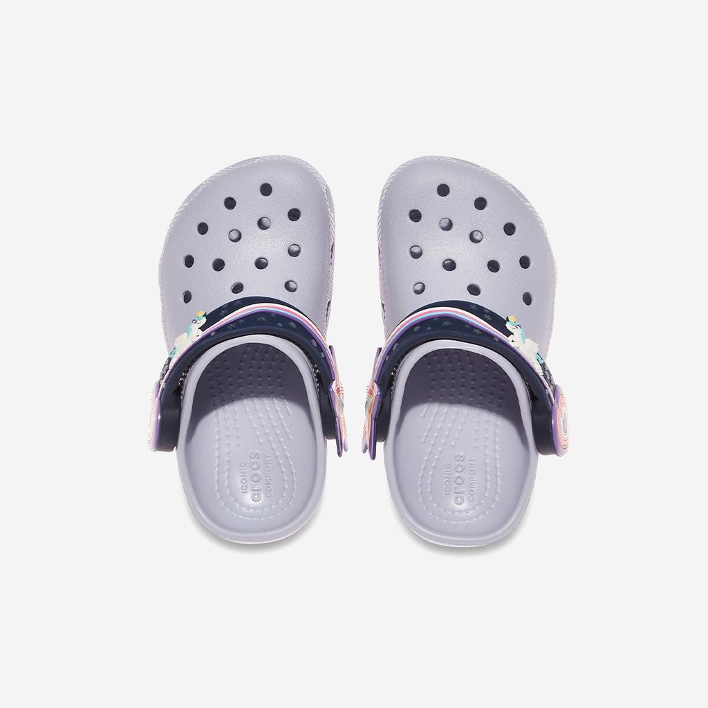 [Crocs] Classic Imagination Lite Backstrap Clog Toddler [CRS211892-FROSTED GRAPE]