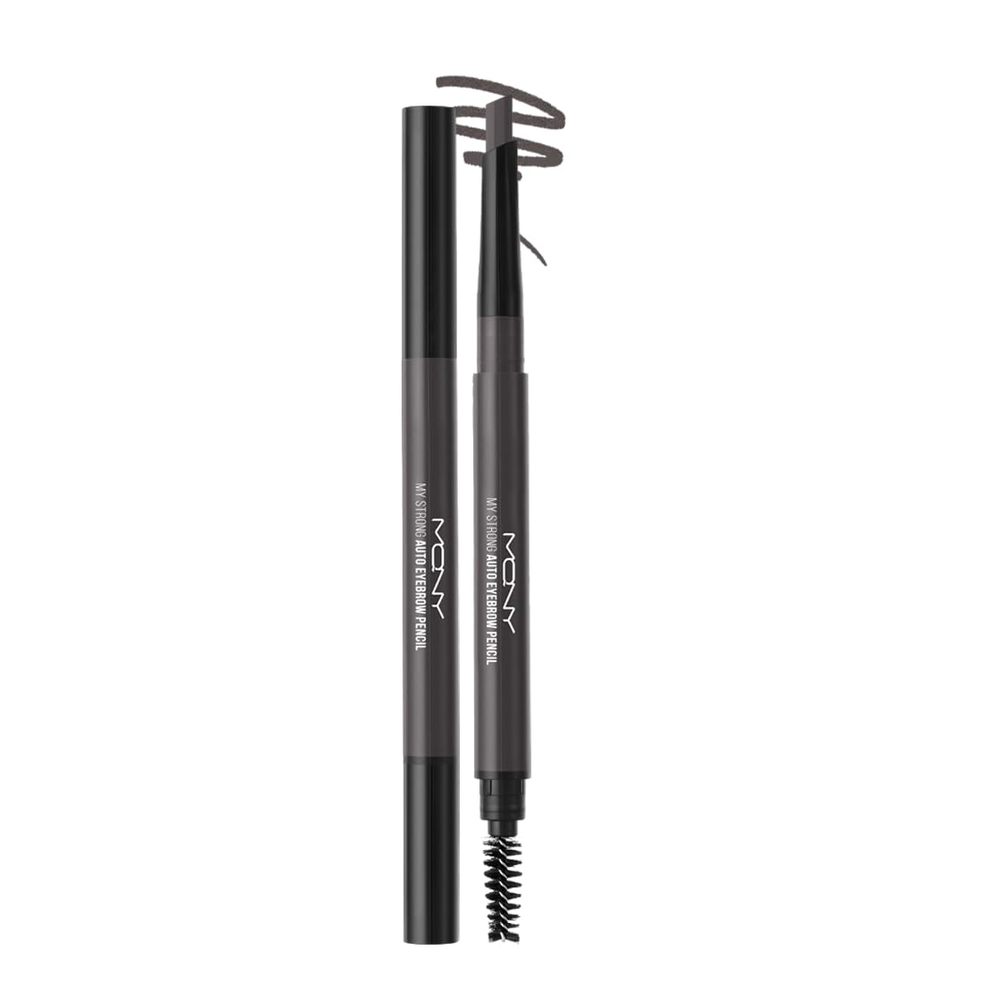 [MQNY] MACQUEEN NEW YORK My Strong Auto Eyebrow Pencil - Hard Powder 0.35g Korean Cosmetics Ultra-fine Brush Included Retractable Eyebrow Pencil
