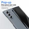 For Samsung Galaxy Z Fold 7 6 5 4 3 Case Color Skin Friendly Matte Elastic Pen Optional with Tempered Film Shockproof Hard Cover
