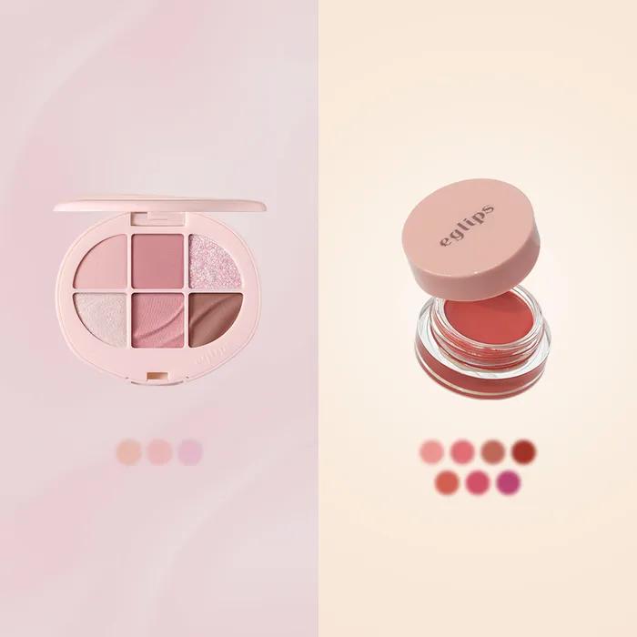 

[НАБОР] Мягкая палетка теней (3 цвета) + Бальзам для губ и щек с эффектом сияния (7 цветов) 03 Euphoria