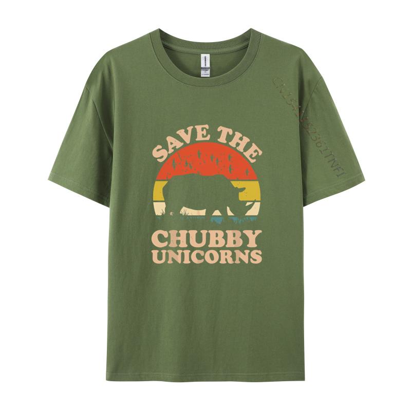 Uratuj Krągłe Jednorożce Nosorożec Śmieszna Koszulka Najnowsze Koszulki Młodzieżowe Bawełniane Topy Koszulka ze Zwierzętami Dzikimi Unikalne Koszulki