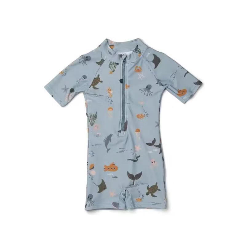 Jun Kiss Baby Cartoon One-Piece Swimsuit