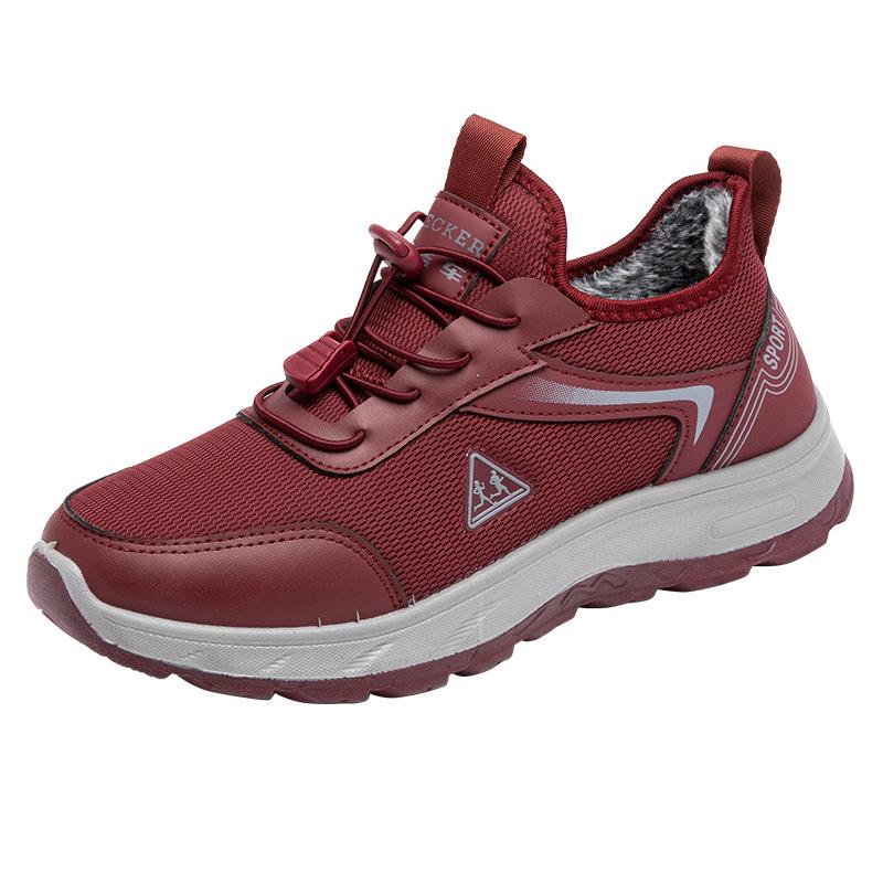 Women's Winter 2025 Lightweight Walking Shoes - Soft Sole, Breathable, Casual Sneakers for Middle-Aged and Elderly.