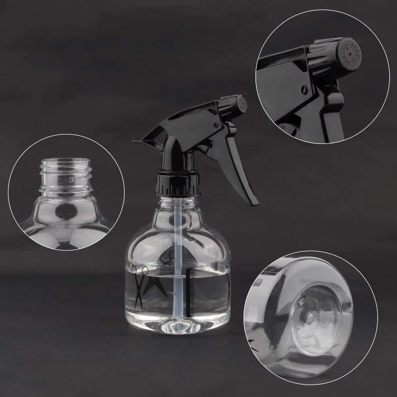 Hair Mist Sprayer Bottle 250ml 8oz Durable Plastic Design for Salon-Level Hair Care at Home