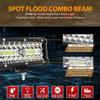 2Pcs 7'' Led Work Light Bar 800W Spot Flood Beams Combo For Car Tractor Boat Offroad Truck Suv Atv Car Repairing Lights