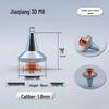 M8 Fiber Laser Tube Cutting Machine Nozzle, Chrome-Plated Purple Copper, Single/Double Layer
