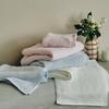Nishikawa Imabari Face Towel 34 X 80cm Cotton Watairo Mofuwata Incredibly Minimal Made In Blue TT25150654 100% Soft, Fluffy, Lightweight, Lint, Plain,