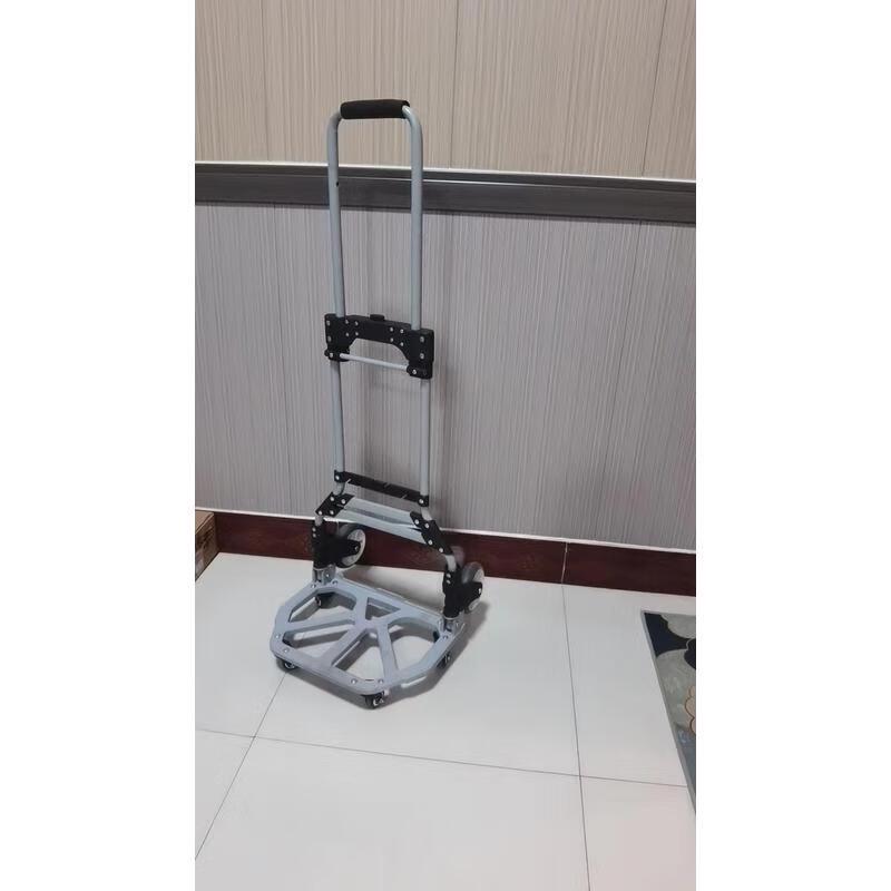 JINGRUIXIANG Faltbarer Treppensteiger-Einkaufswagen