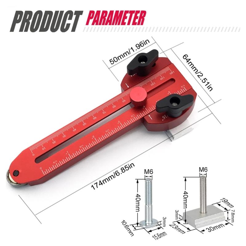 Thin Rips Jig Extended Thin Rips Jig Table Sawing Guide for Precise Narrow Strips Cut for Table Sawing, Routers Band Saw