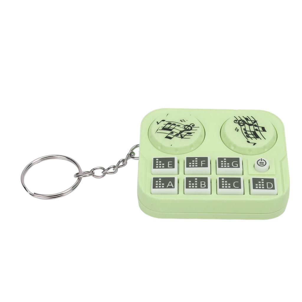 Keychain Colorful Lights DJ Disc Player Design Automatic Play and Self Press Mode Portable DJ Keyring