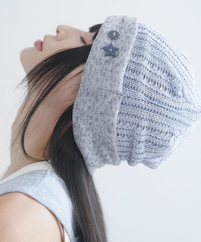 Mimdeowodeulobeu Summary Button Beanie_Baby Blue