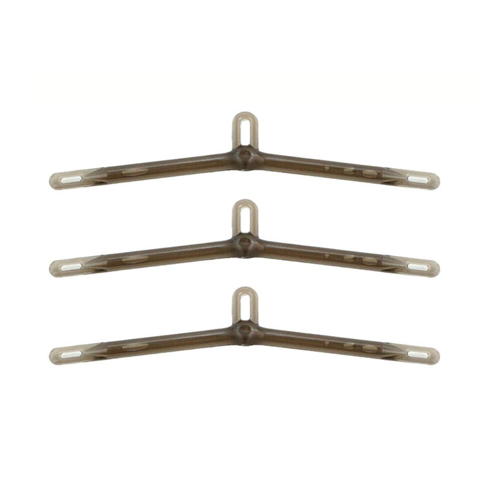 20 Stück Karpfenangeln Anti-Tangle Sleeves Angelhaken Schnur Ausrichter Karpfenhaken Vorfach Helikopter Karpfenmontage Angelzubehör