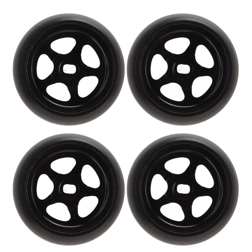 4pcs RC Tire 5 Pointed Star Aluminum Alloy Strong Cushioning Glossy RC Drift Tire for 1 28 for K969 for K989 for P929
