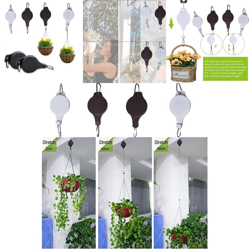 Convenient 21*8cm Size Extendable Plant Pulley For Easy Hanging