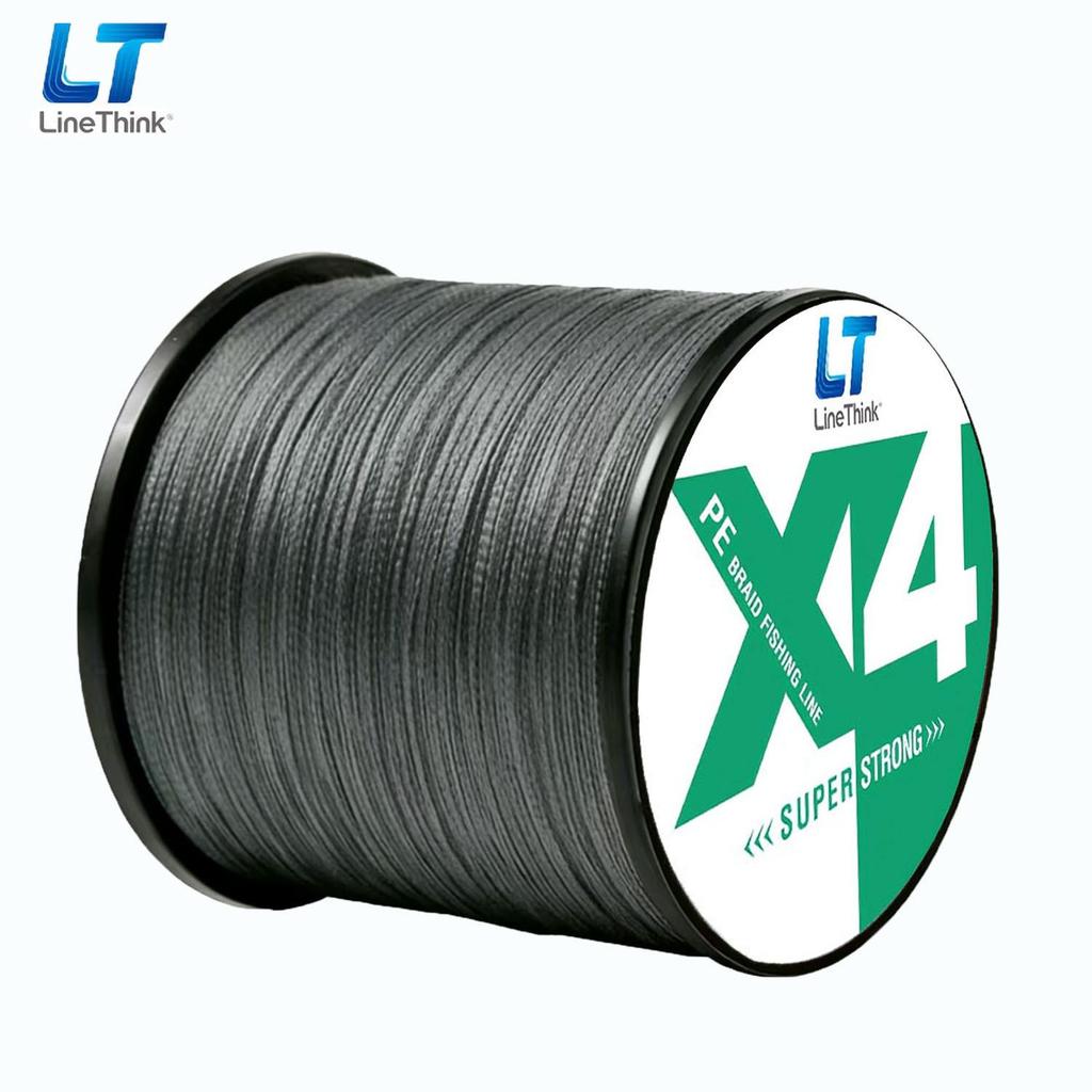 LineThink 300m/500m Super Strong Fishing Line, 4-Strand PE Wear-Resistant Braided Multi-Filament