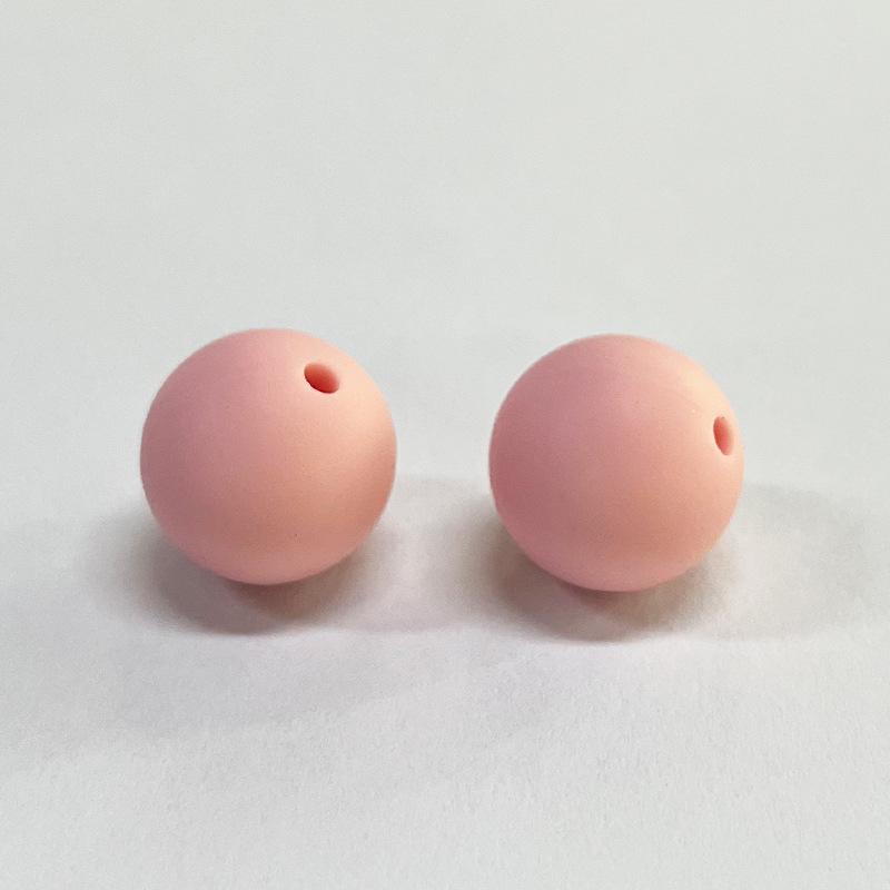 15mm Macaron Silicone Round Beads for Baby DIY Pacifier Chains