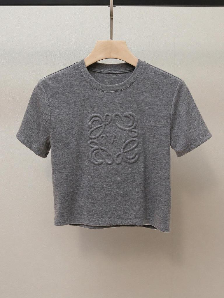 French Style Age-Defying Solid Color Short-Sleeve T-Shirt for Women