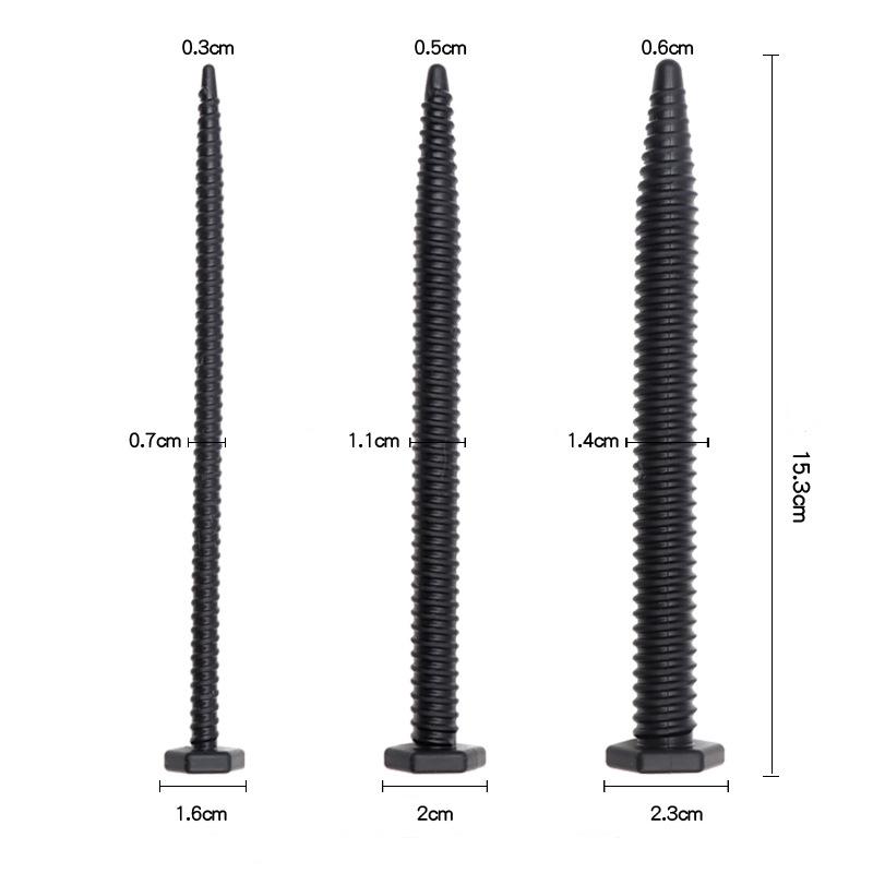 6 Size Penis Plug Silicone Urethra Catheter Soft Male Masturbator Tube Urethral Stretcher Urethral Sound Dilator Adult Sex Toys