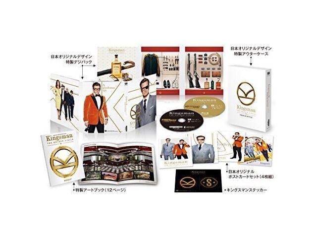 Kingsman The Golden Circle Premium Edition 4K ULTRA HD+Blu-ray Artbook NEW
