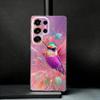 Bird Hummingbird Painting Phone Case For Samsung S25,S24,S21,S22,S23,S30,Ultra,S20,Plus,Fe,Note,10,9,5G Transparent Cover