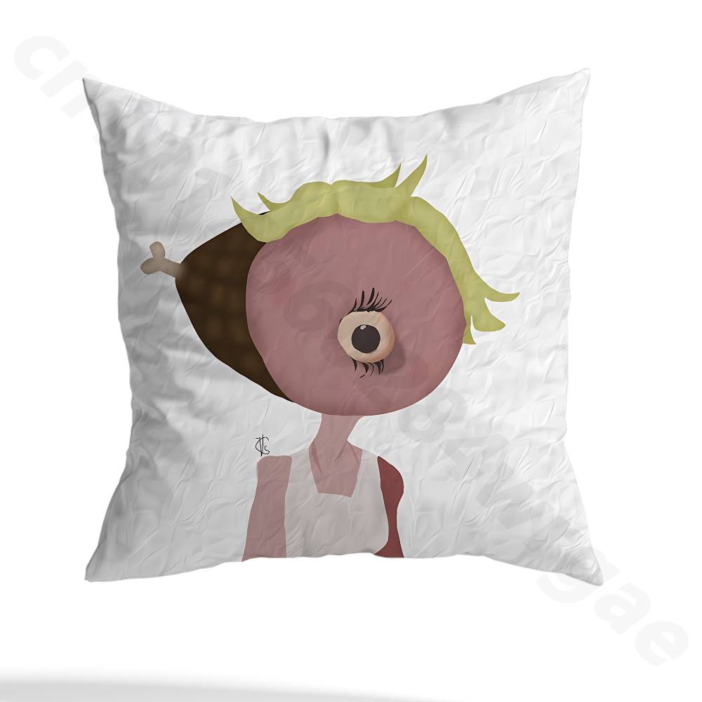 Jack Stauber Album Pillow Case Sofa Living Room Bedroom Headboard Backrest Cushion Square Cushion Nap Time