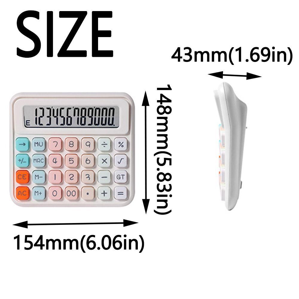 Candy Color Desktop Calculator Easy To Use Finance Calculator Gift Student Calculator  Business
