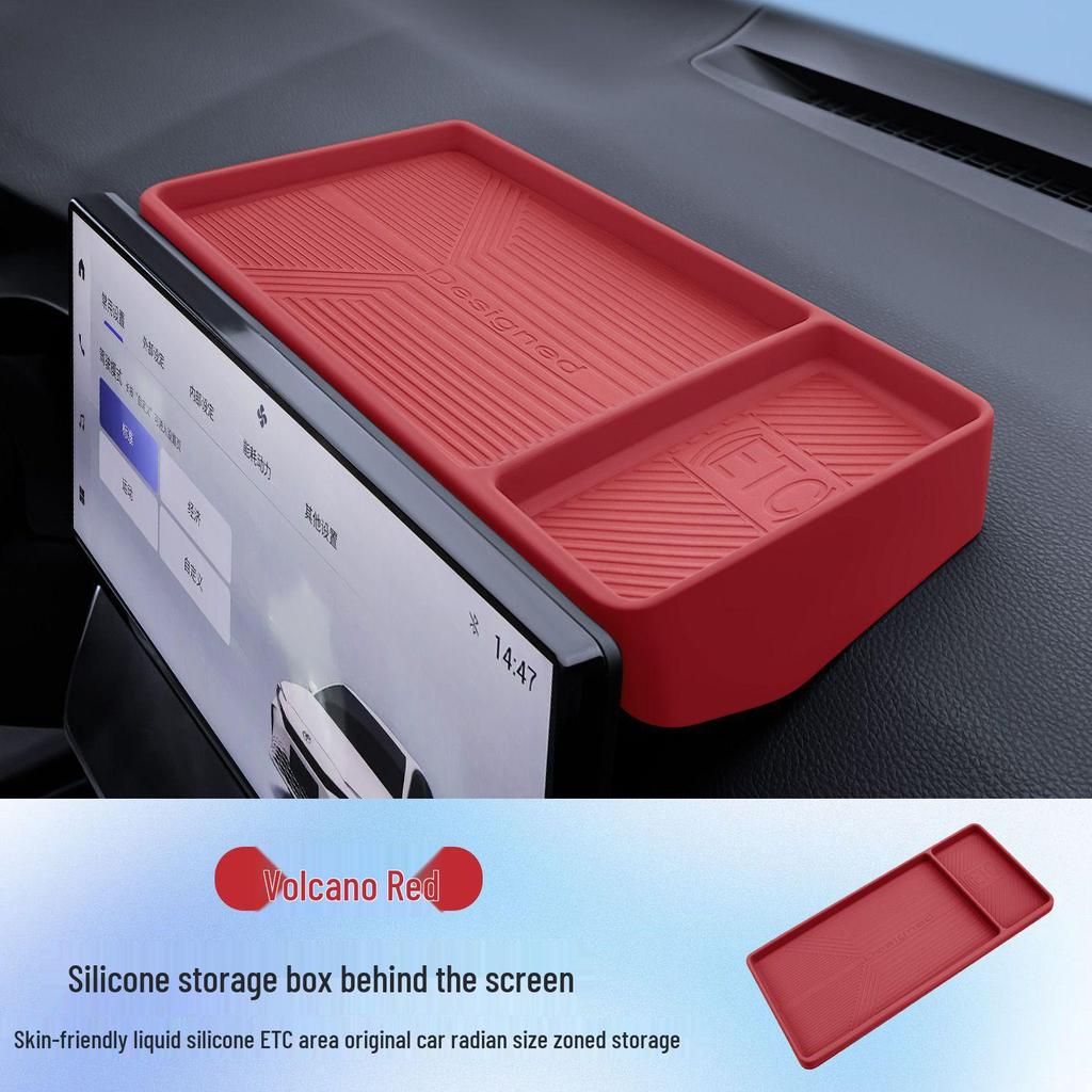 Silicone Storage Box for New Toyota Camry/RAV4/Wildlander (9th Gen) Car Interior Accessories