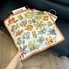 New old money wind chain neck scarf women's commuting versatile soft silk scarf neck protection shawl outer scarf