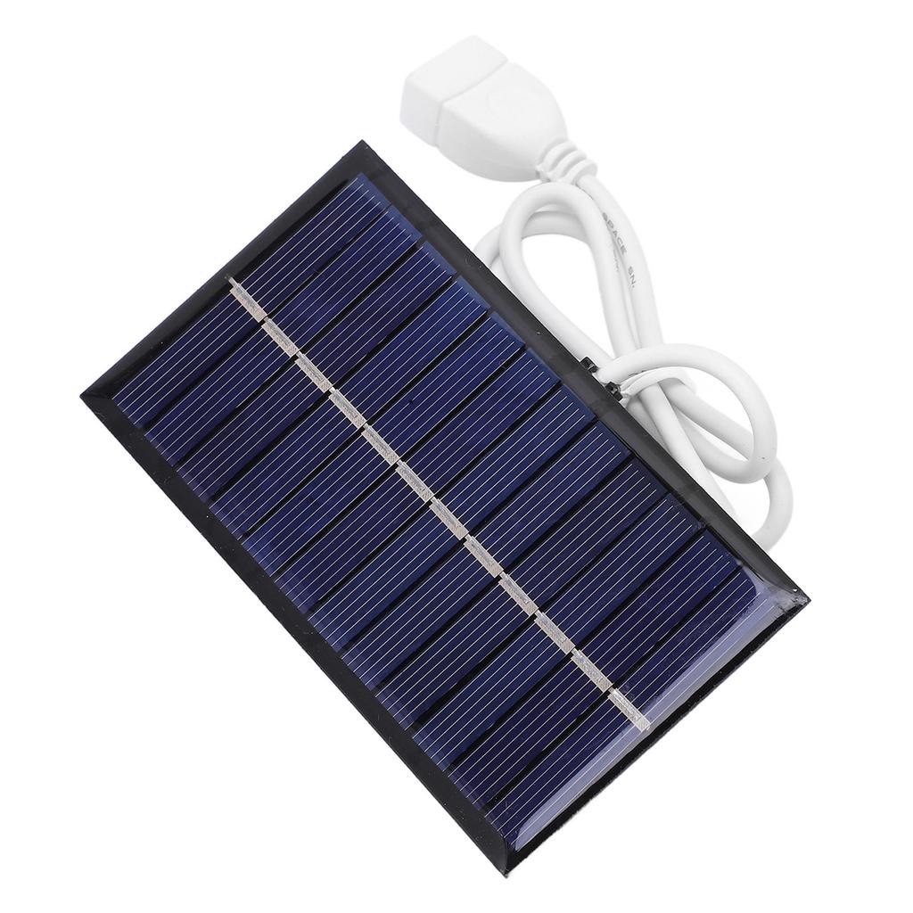 1W 6V Solar Charger Panel Portable DIY Solar Charger Board Solar Cell for Mobile Phone Home Lighting
