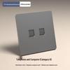Mijia App-Compatible Smart Switch Panel: Four-Gang, Double-Gang, Double-Control, Single-Fire/Zero-Fire, Wireless, No Wiring Required
