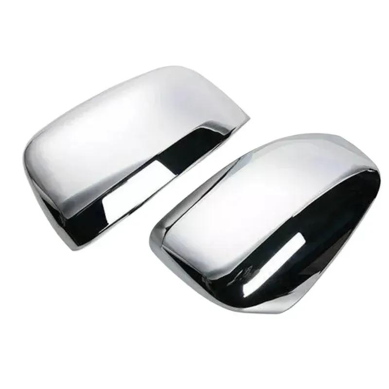 For Jeep Grand Cherokee Dodge Durango 2011- ABS Chrome Rearview Side Mirror Cover Wing Cap Exterior Door Housing Shell Trim