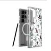 Magic Hat Ghost Magnetic Transparent Full Coverage Case for iPhone 15/16/17 Pro Max