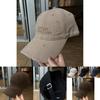 Embroidered Letter Baseball Cap For Women Adjustable Cotton Sun Protection Hat