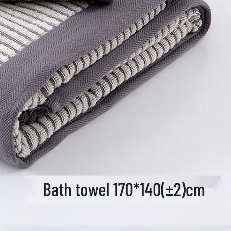 GPPNKC Absorbent Striped Bath Towel