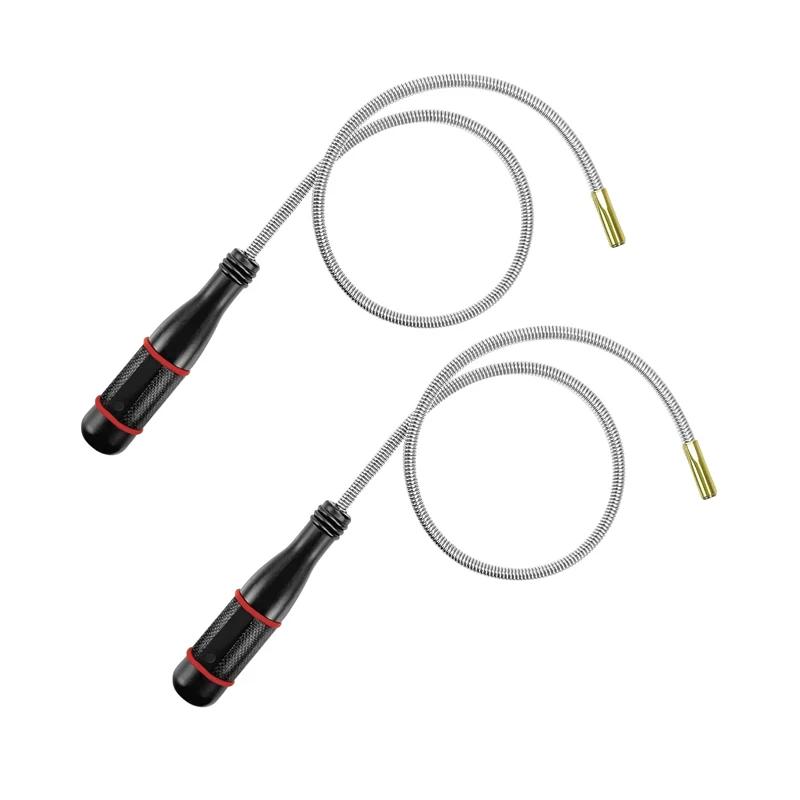 Flexible Magnetic Pickup Tool Bendable Snake Pickup Bendable Suction Bar for Locate Falling Objects Reach Sink Drains Pick Up