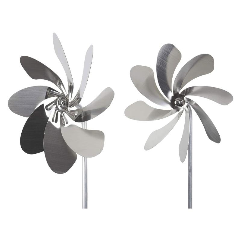 Wind Spinner Rotation Outdoor Yard Garden Decoration Iron Metal Rotating Windchimes Art Decoration Home Ornaments